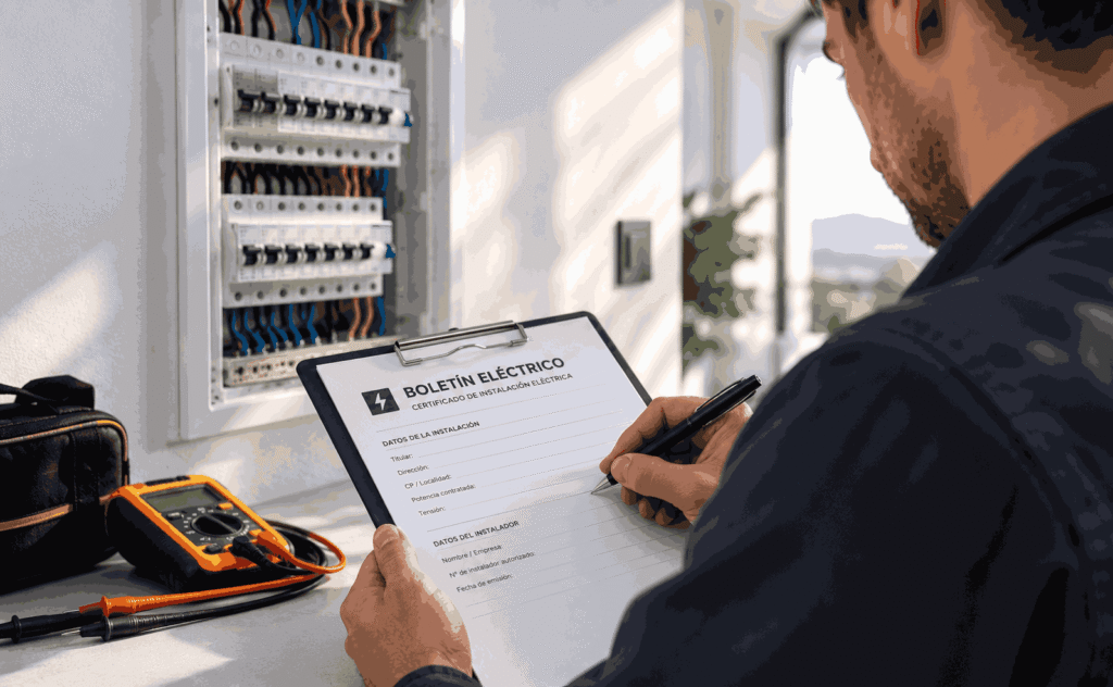 boletín eléctrico en Murcia
